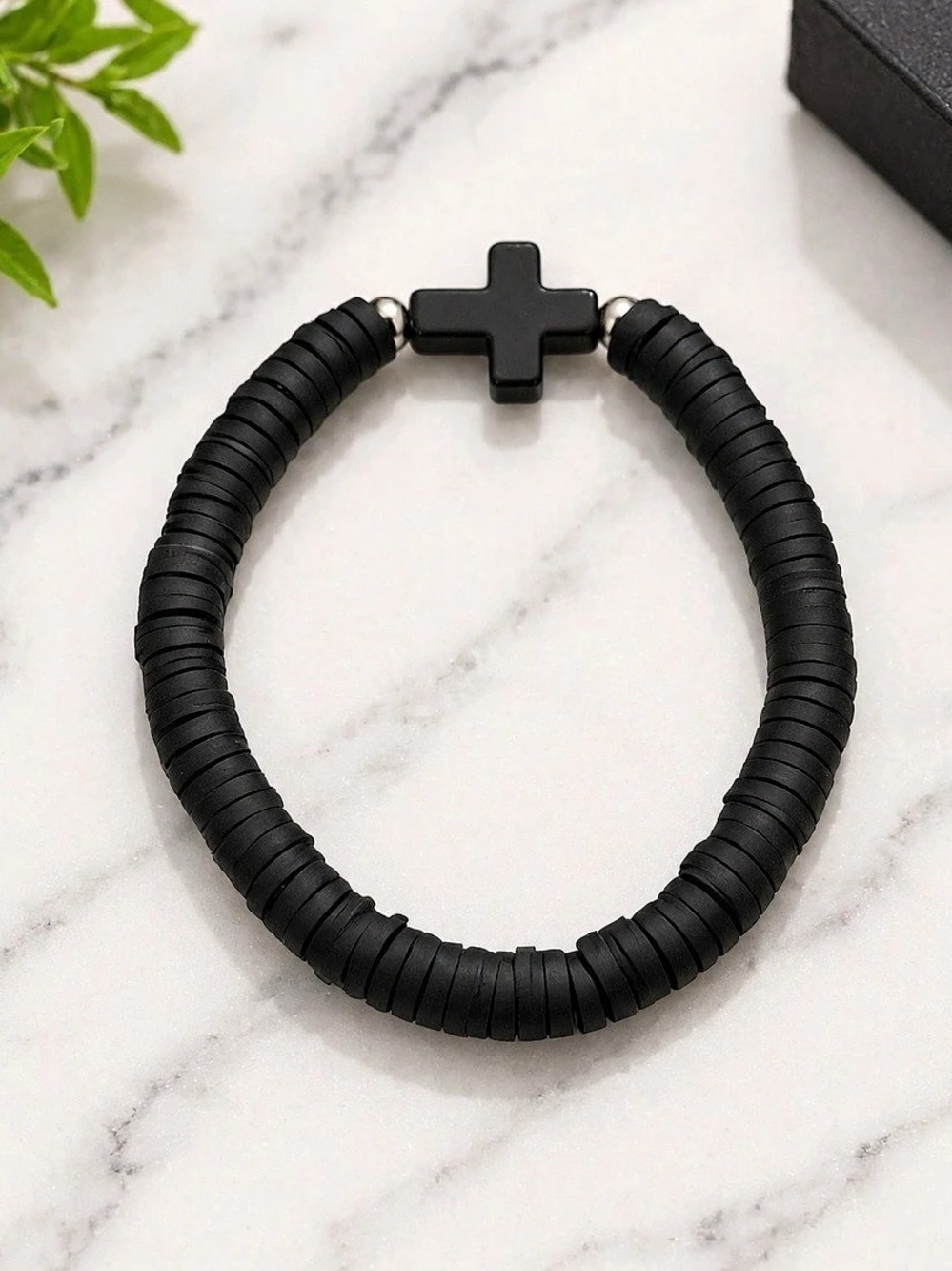 Black Cross Bracelet